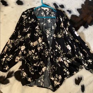 Floral cardigan